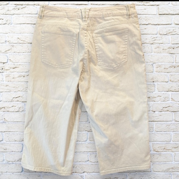 Coldwater Creek Capri / Skimmer Pants Size 10 Off White - Picture 2 of 7